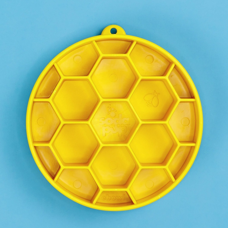 SodaPup Honeycomb Design Slow Feeder Bowl