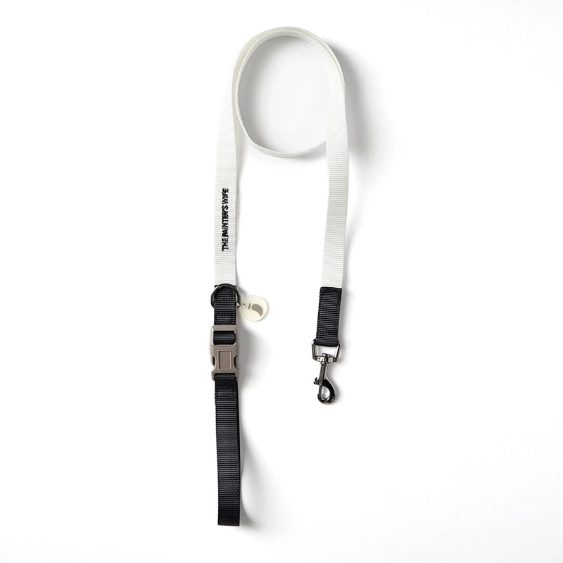 Sonia Dog Leash - Navy & White
