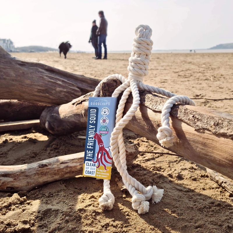 The Friendly Squid Natural Cotton Rope Toy for Dogs
