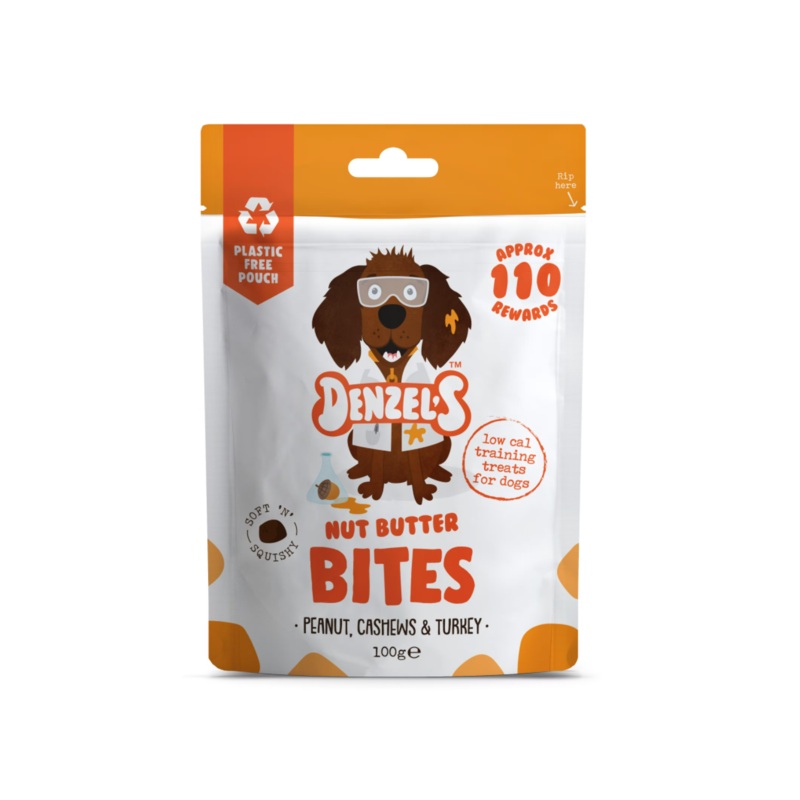Turkey, Peanut & Cashews: Nut-Butter Dog Bites