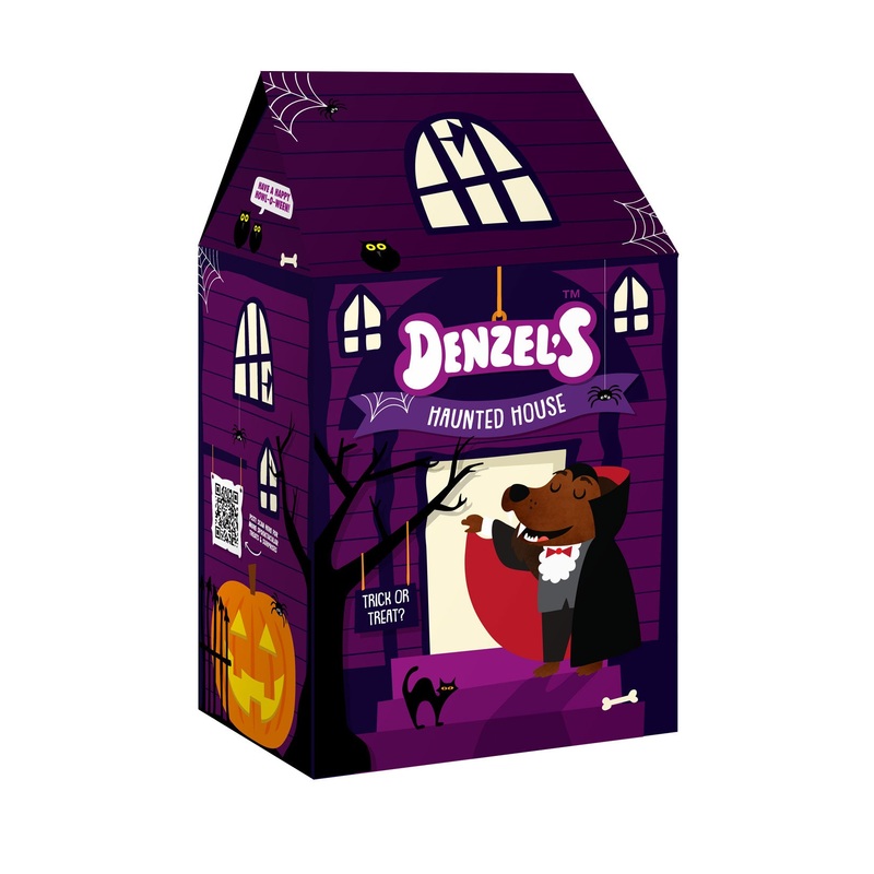 Denzel's Halloween Haunted House Gift Box for Dogs (175G)