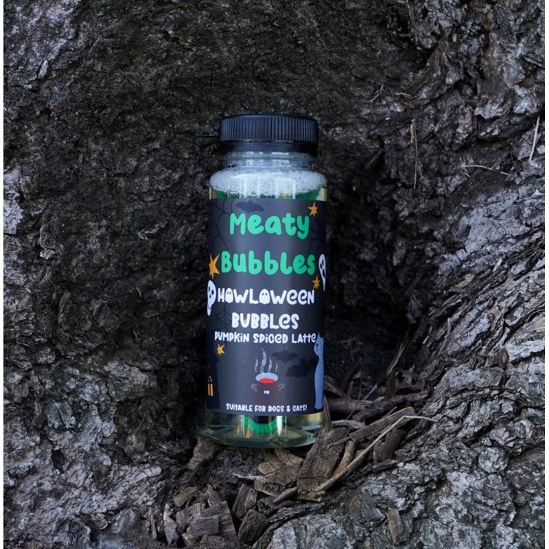 Meaty Bubbles Pumpkin Spiced Latte Flavoured Dog-Safe Bubbles