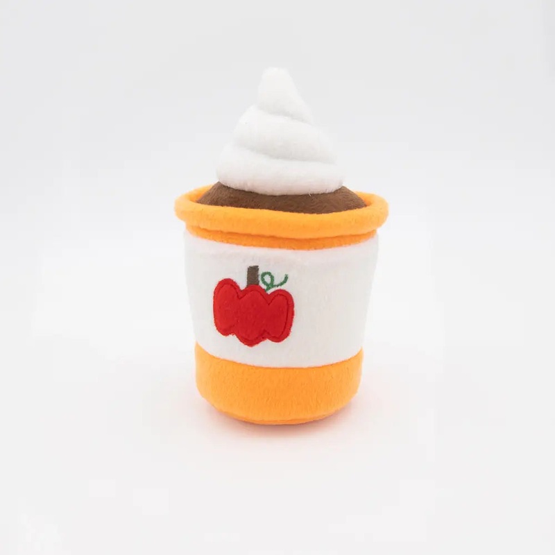 NomNomz Soft Dog Toy - Pumpkin Spice Latte