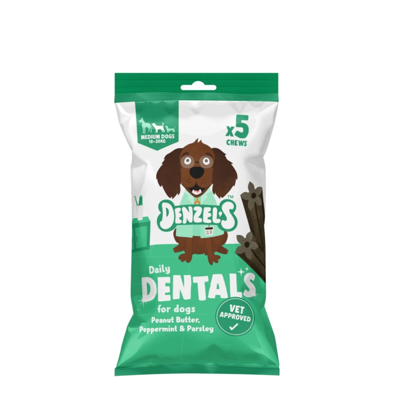 Peanut Butter, Peppermint & Parsley Daily Dentals For Medium Dogs