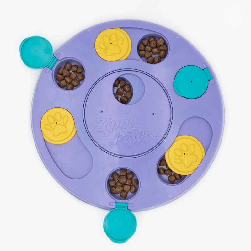 SmartyPaws Puzzler 3 in 1 Puzzle Game and Slow Feeder for Dogs
