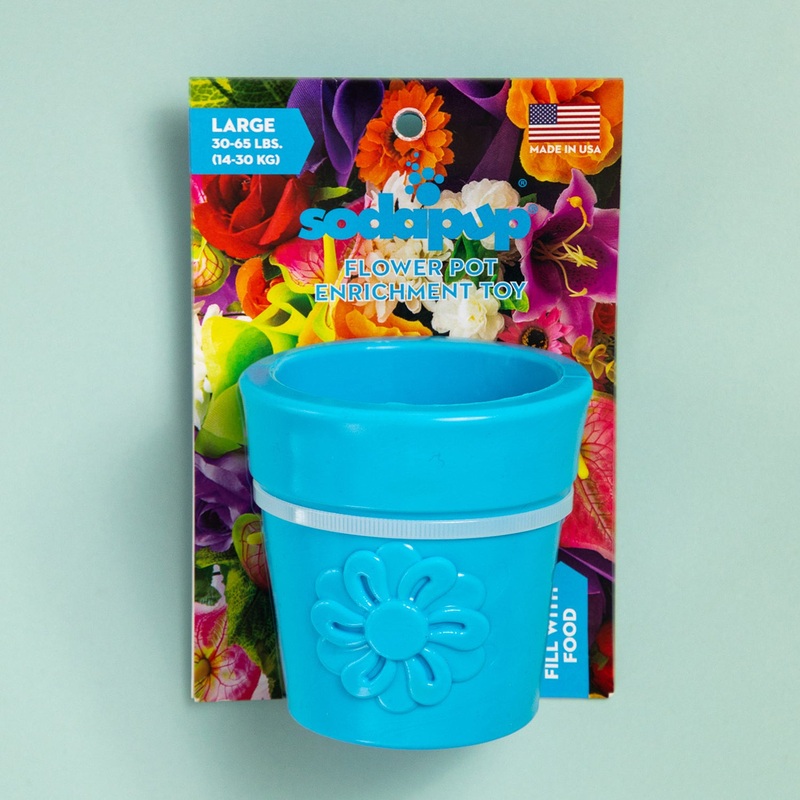 SodaPup Flower Pot Slow feeder Treat Dispenser