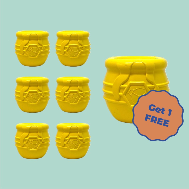 SodaPup Honey Pot Original Yellow All-Week Bundle - Buy 6, Get 1 FREE