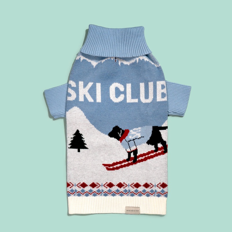 Ski Club Christmas Jumper for Dogs - Small