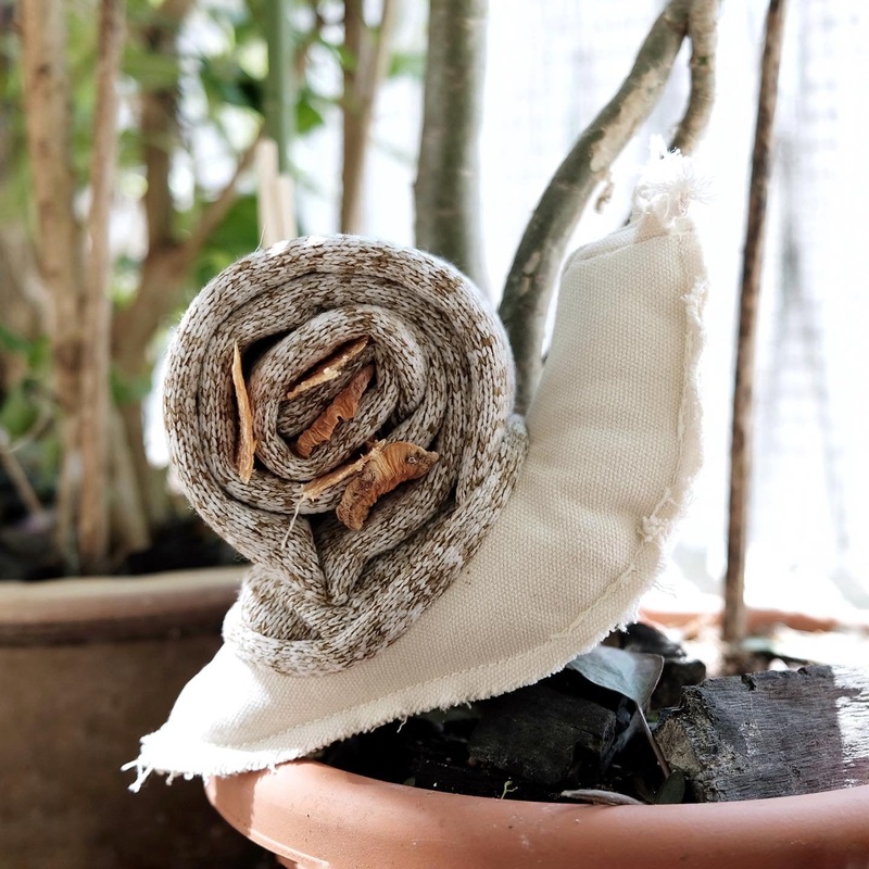 Snail Enrichment Snuffle Soft Toy for Dogs