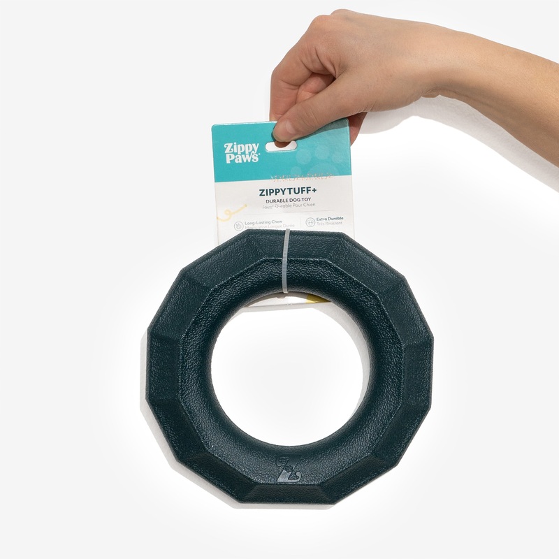 ZippyTuff+ Large Emerald Ring Tough Dog Toy