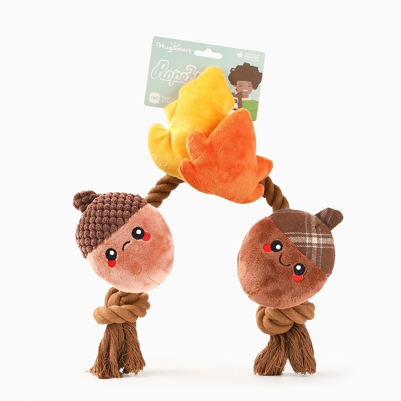 Autumn Tailz, Autumn Acorns, Dog Rope Toy
