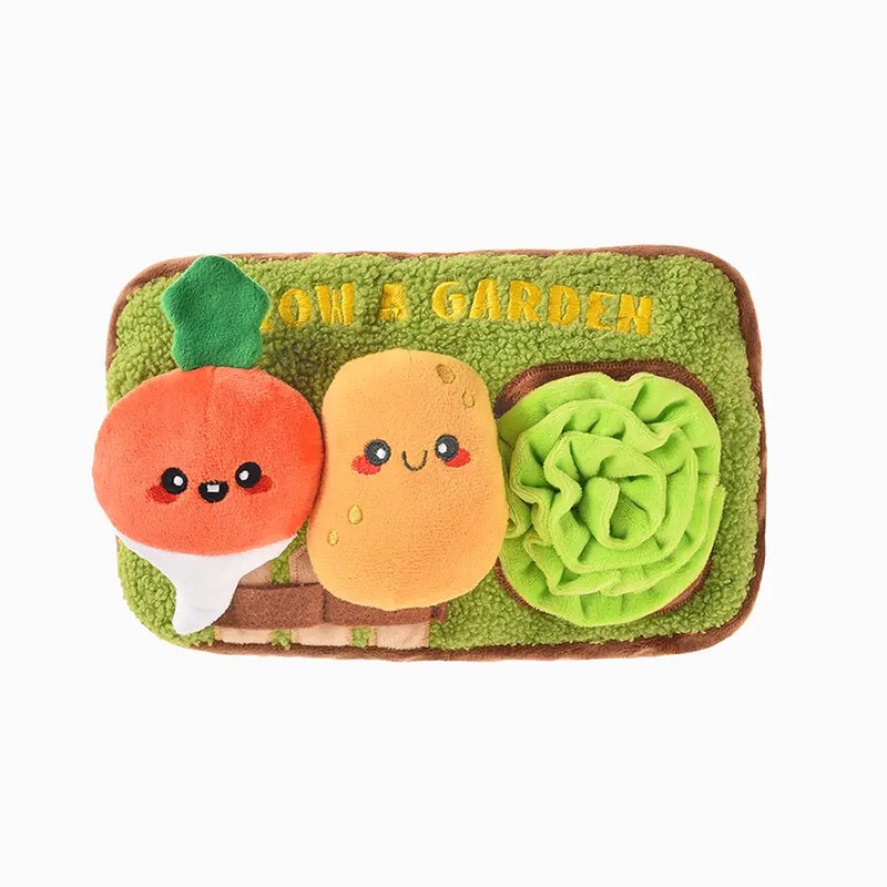 Garden Sniffle Squeaky Dog Burrow Toy