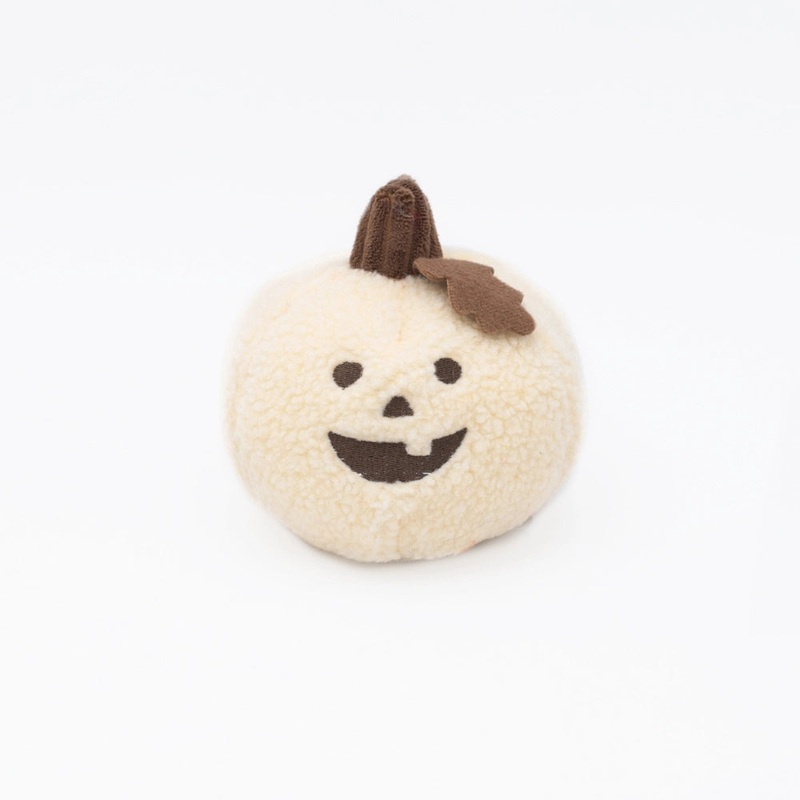 Halloween Jumbo / Large Pumpkin - Fleece - Soft Squeaky Dog Toy