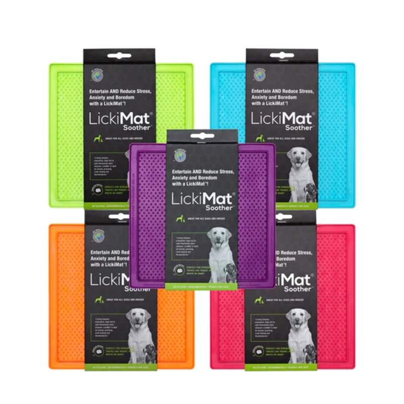 LickiMat Classic Soother Enrichment Lick Mat for Dogs - 10 Colours