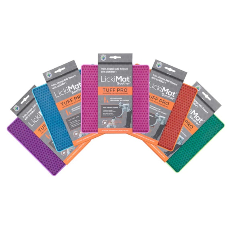 LickiMat Tuff Soother Pro Enrichment Lick Mat for Dogs - 5 Colours