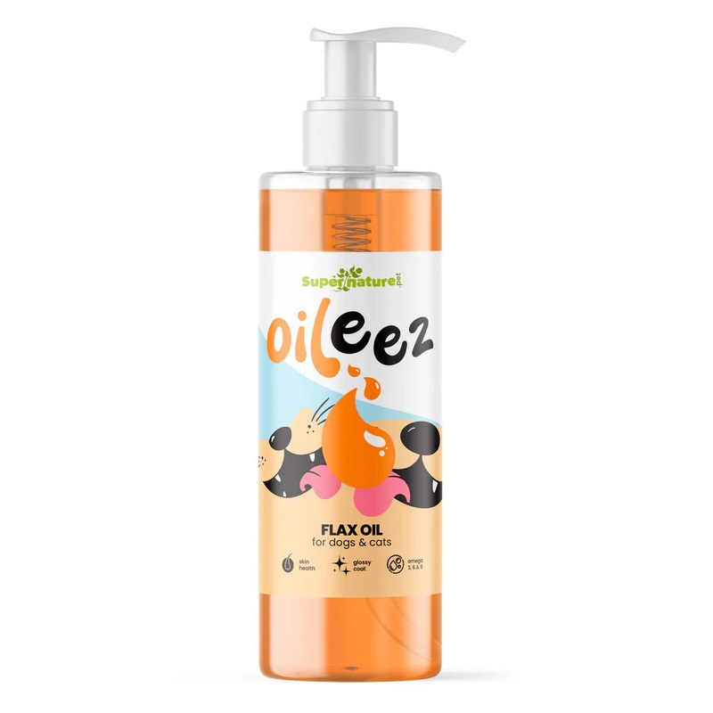 Oileez Flaxseed Oil Food Topper for Dogs & Cats - 500ml