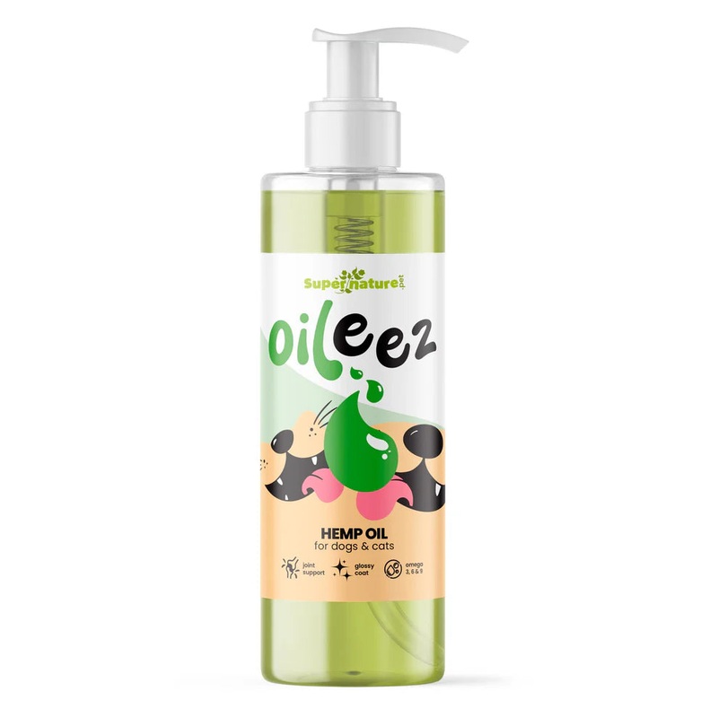 Oileez Hemp Seed Oil Food Topper for Dogs & Cats - 500ml