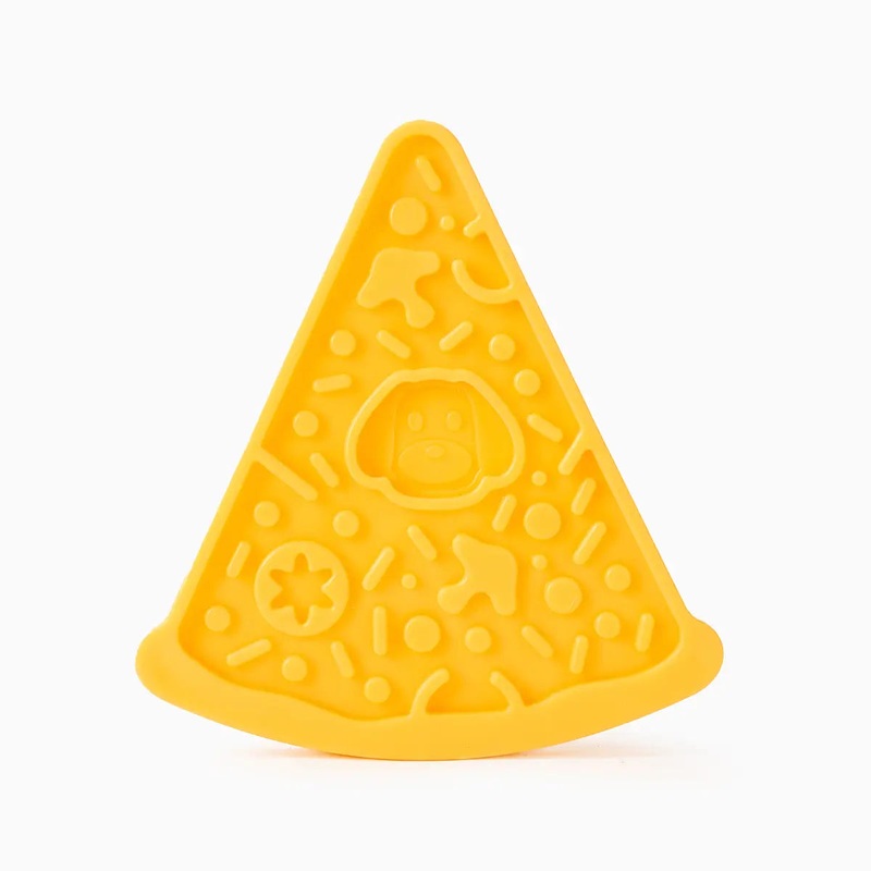 Pizza Slow Feeder Bowl Lick Mat for Dogs