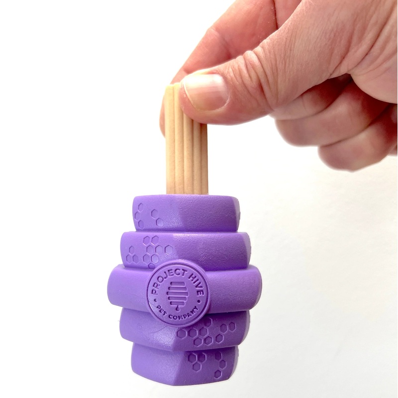 Scented Small Hive Treat Dispenser & Enrichment Toy for Dogs