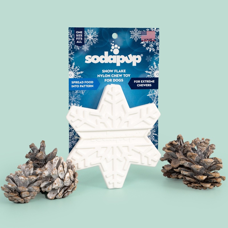 SodaPup Christmas Snowflake Ultra Durable Chew Toy