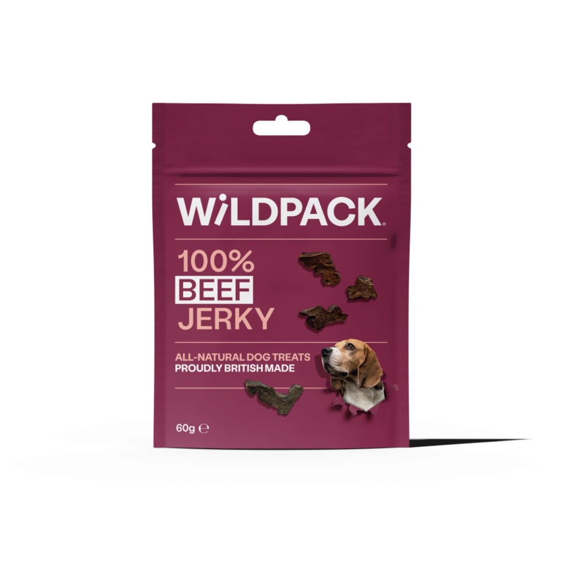 WILD PACK Beef Jerky - Natural Dog Treats