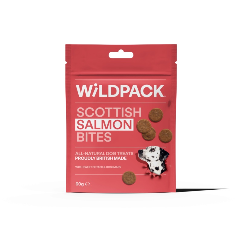 WILD PACK Scottish Salmon Bites- Natural Dog Treats