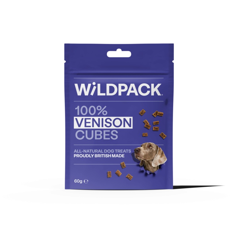 WILD PACK Venison Cubes - Natural Dog Treats