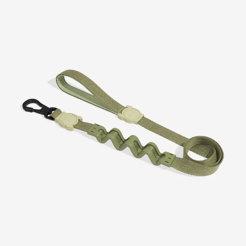 Zee.Dog Naturals Ruff Leash for Dogs - Moss