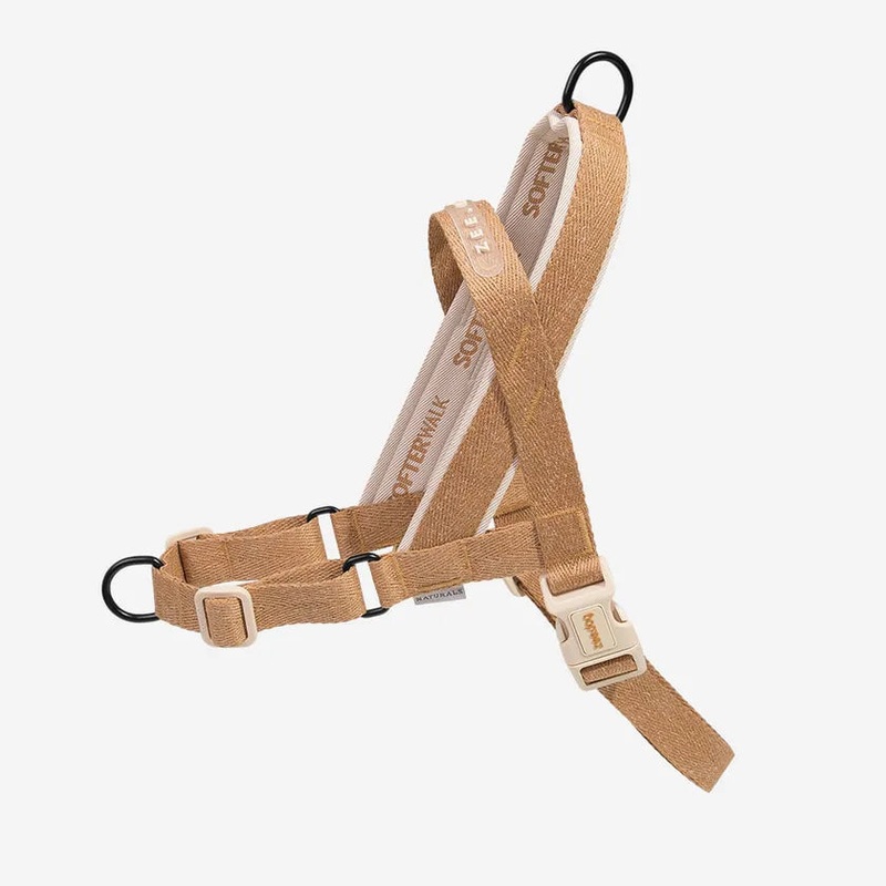 Zee.Dog Naturals SofterWalk Dog Harness - Dune