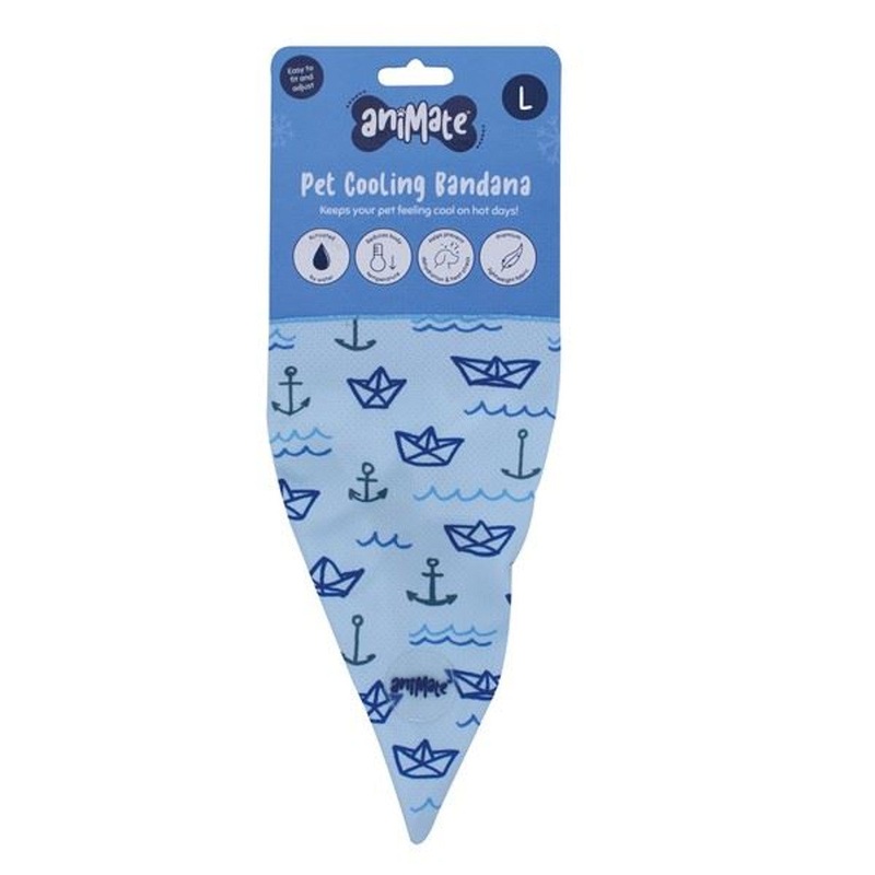 Animate Cooling Bandanas Anchor Design for Dogs