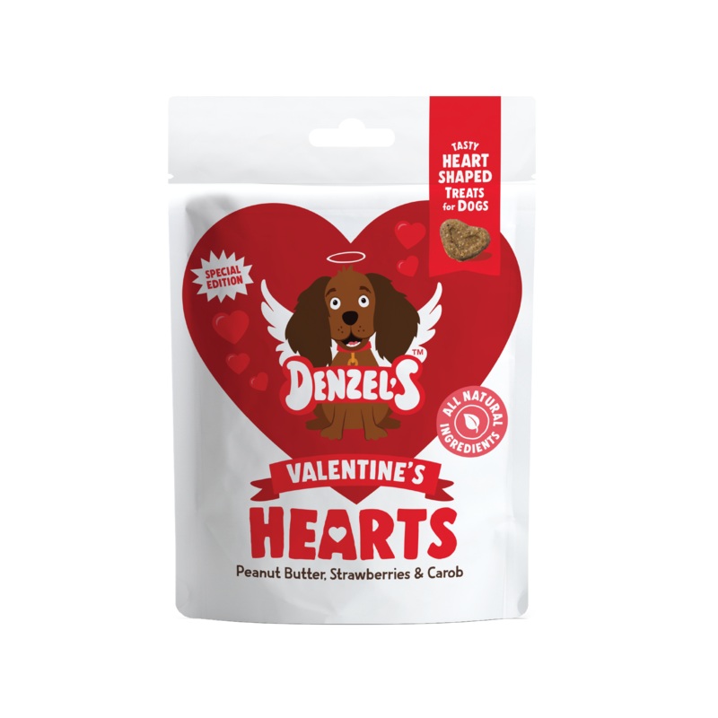 Denzel's Valentine's Heart, Peanut Butter, Strawberries & Carob