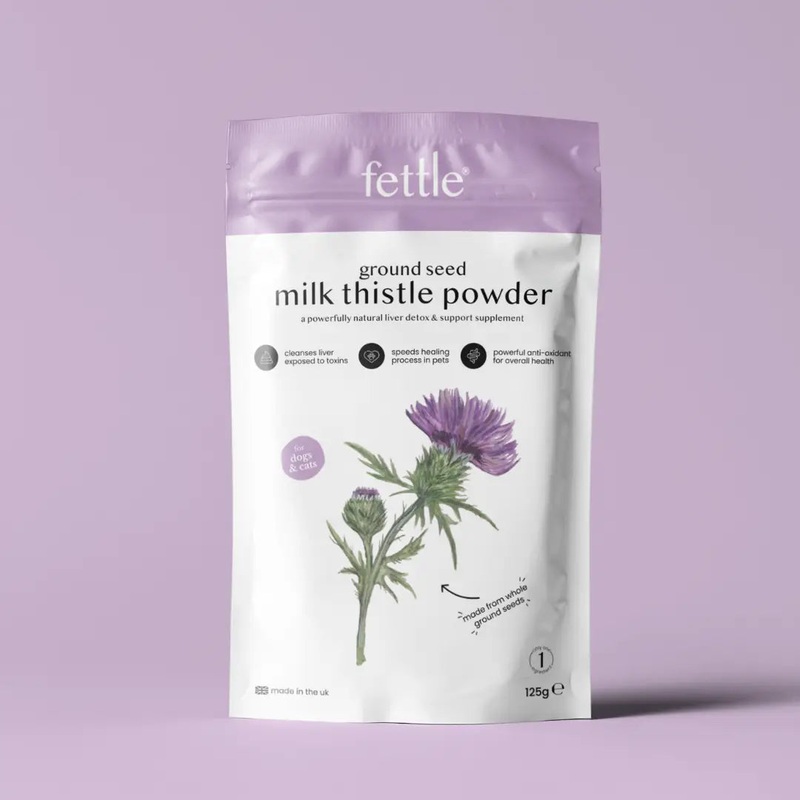 Ground Seed Milk Thistle Powder For Dogs & Cats - 125g