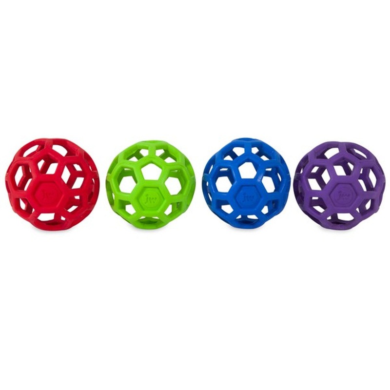 JW Hol-ee Roller Size 5, Training Treat Dispenser, Puzzle Dog Ball Toy