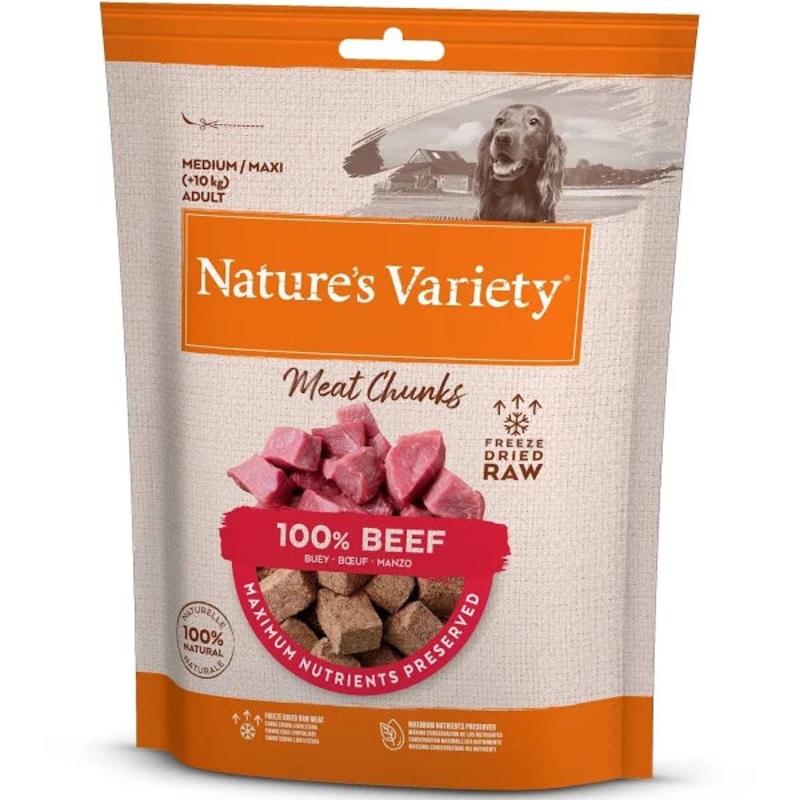 Natures Variety Freeze Dried Chunks Adult, Beef - 50g