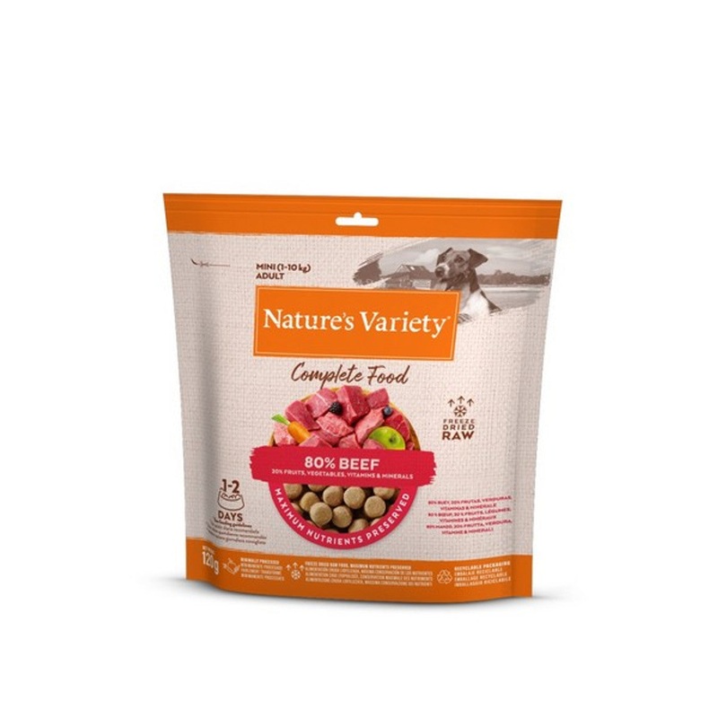 Natures Variety Freeze Dried Complete Meal Adult, Beef - 120g