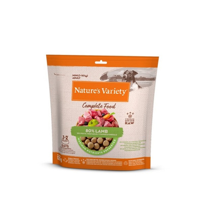 Natures Variety Freeze Dried Complete Meal Adult, Lamb - 120g