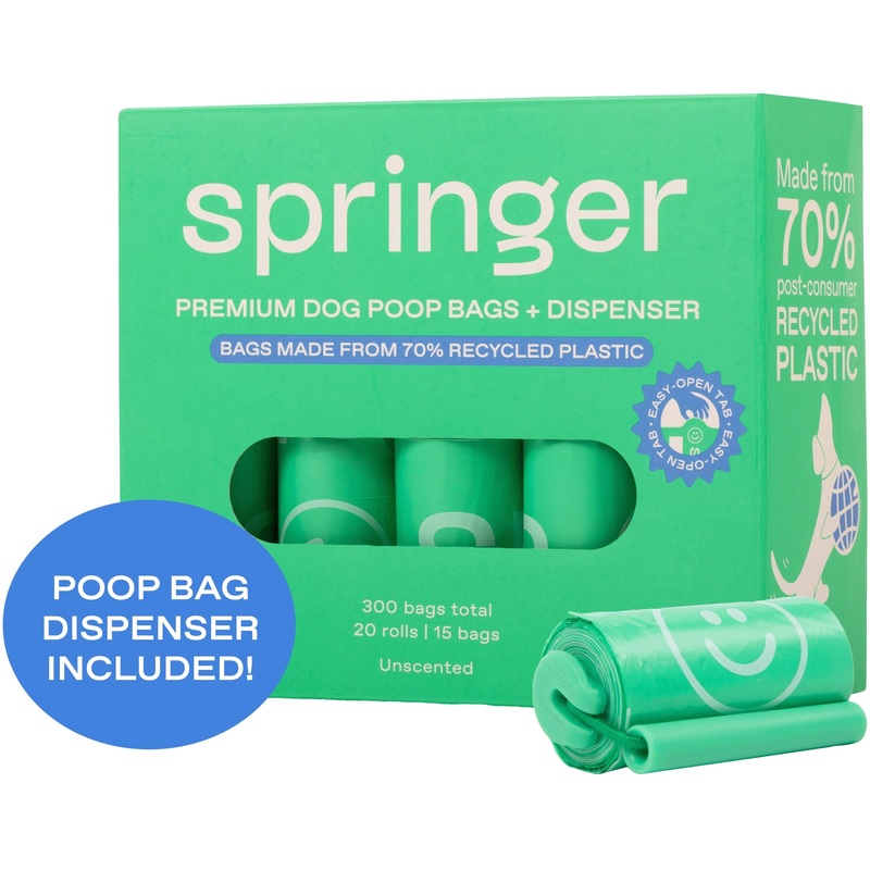 Premium Dog Poop Bags | 20 Roll Box + Dispenser