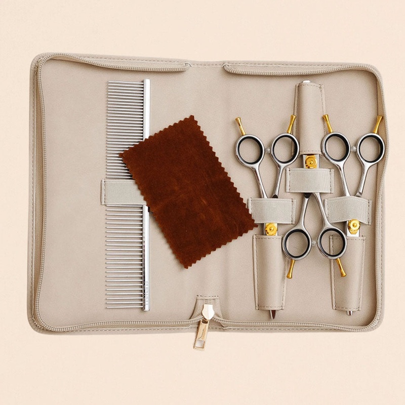 Pupwell Classic Shears Set, Grooming Kit for Dogs