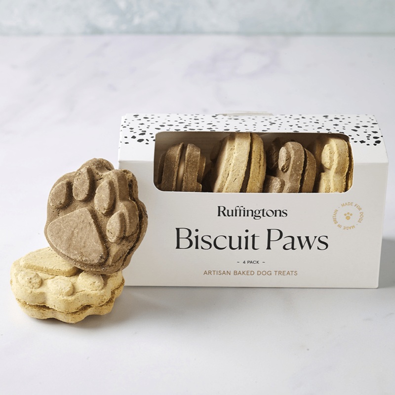 Ruffingtons Biscuit Paws Gifts Treats 4 Pack