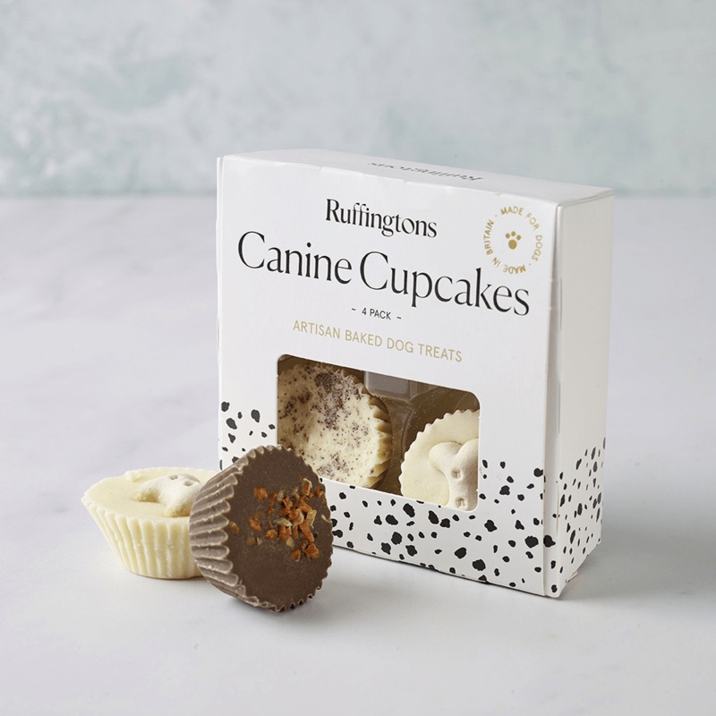 Ruffingtons Canine Cupcakes Gift Treats 4 Pack