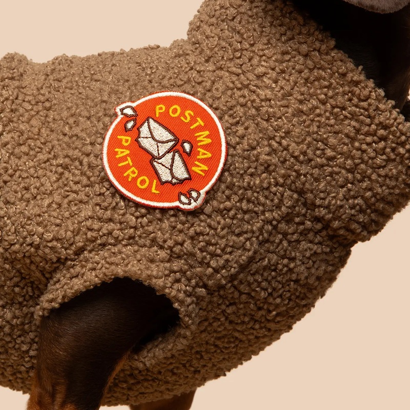 Scout's Honour Postman Patrol, Iron On Patch Merit Badge for Dogs & Cats
