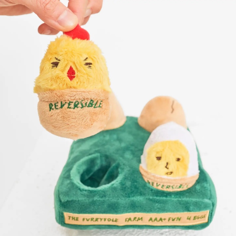 The Furryfolks Easter Aaa+ Egg Nose Work Snuffle Dog Toy