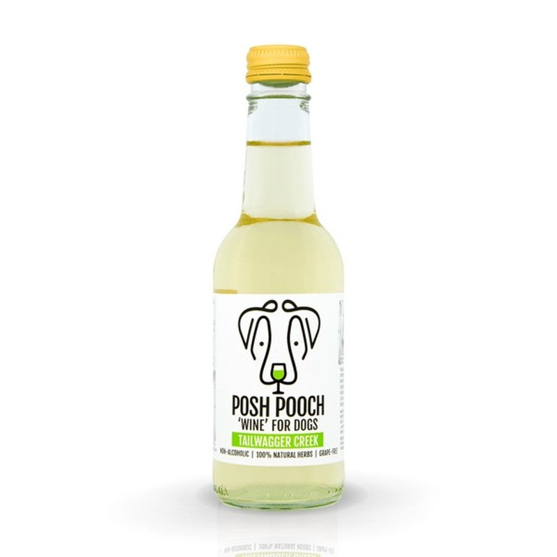 Woof & Brew Posh Pooch Wine for Dogs "Tailwagger Creek" - White 250ml