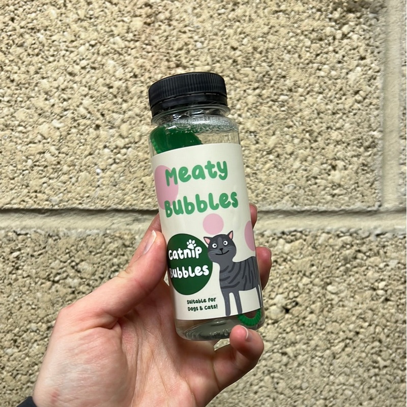 Catnip' Flavour Cat-Safe Bubbles