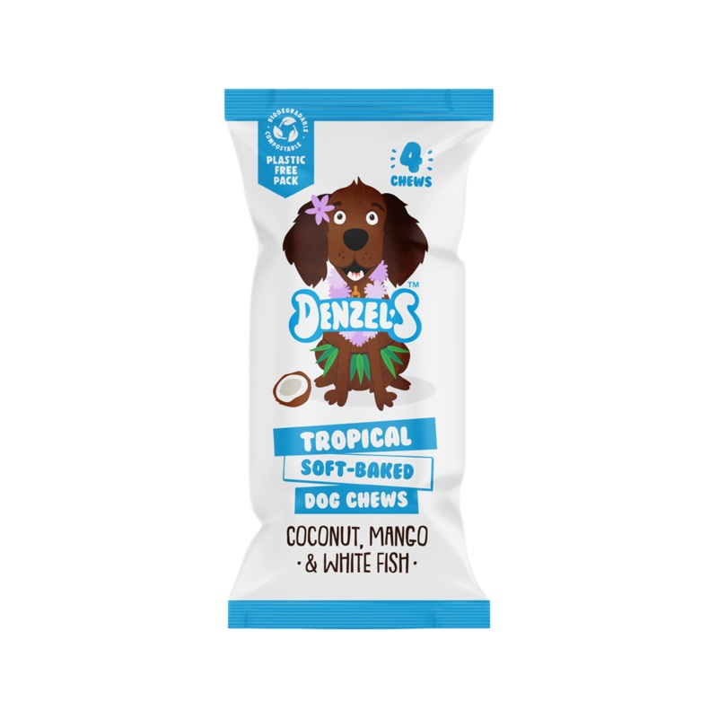 Denzel's Tropical Soft-Baked Bars, Dog Chews