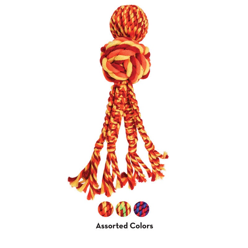 KONG Wubba Weave with Rope, Tug Toy - XL