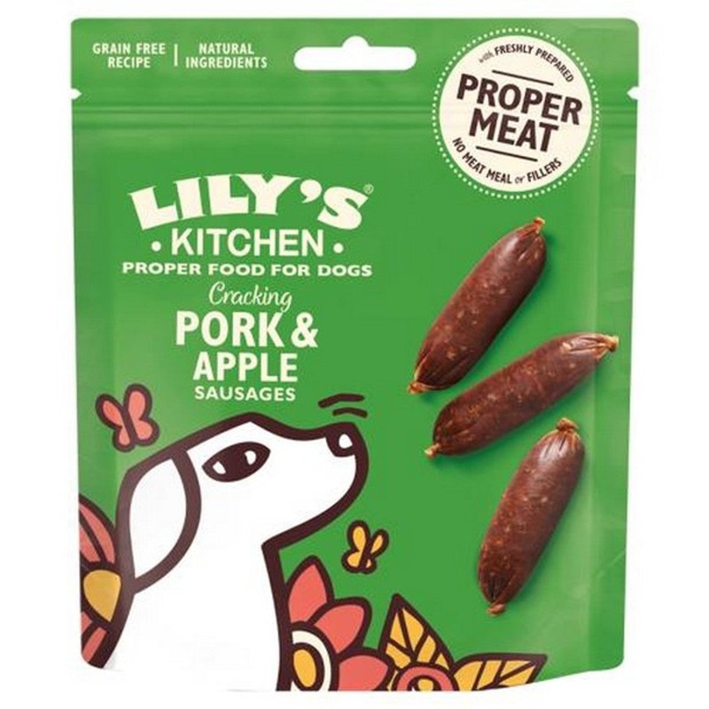 Lily's Kitchen Pork & Apple Sausages - 70g