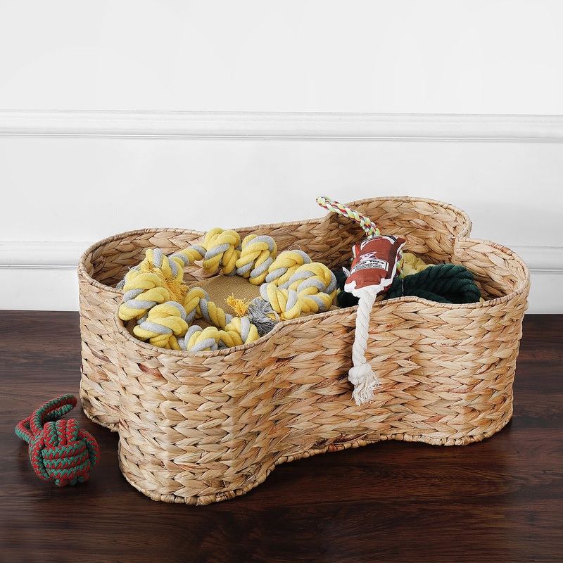 Park Life Designs Wicker Bone Storage Basket