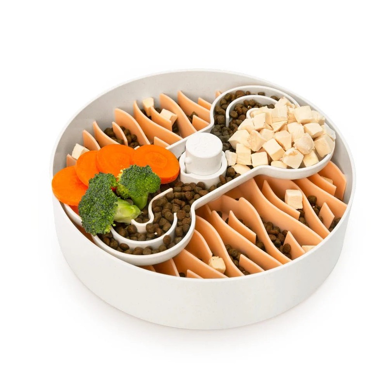 Pet Future Wave Puzzle Feeder Dog Bowl