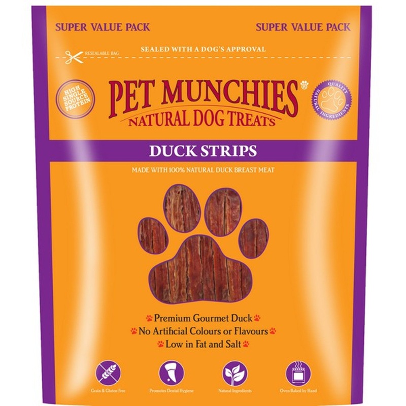 Pet Munchies Duck Strips - 320g